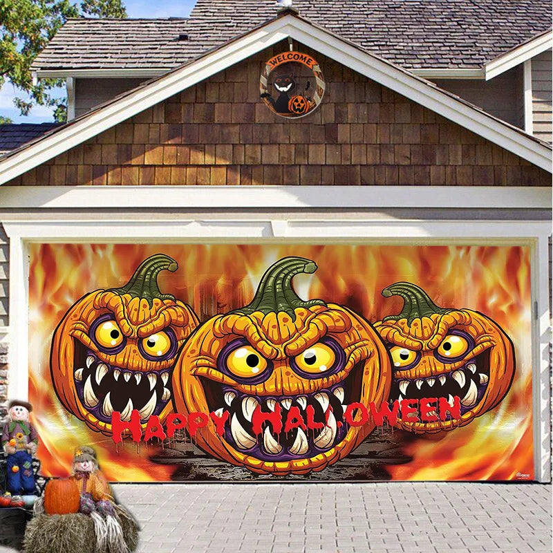 CryptCover™ - Halloween Garage Decoration