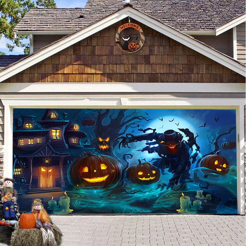 CryptCover™ - Halloween Garage Decoration