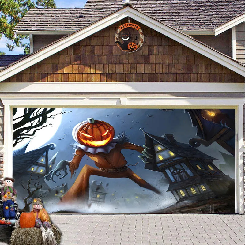 CryptCover™ - Halloween Garage Decoration